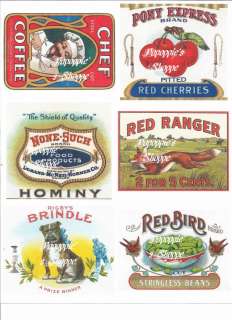 Vintage Label Stickers Repro Food Advertising Boop Cola  