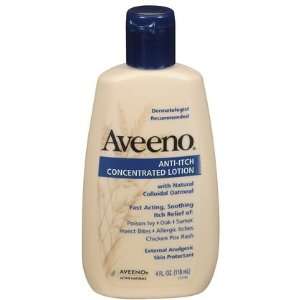  Aveeno Anti Itch Concentrated Lotion 4 oz (Quantity of 3 