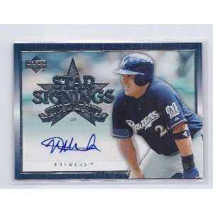 2007 Upper Deck Autograph #KM Kevin Mench Milwaukee Brewers Auto 