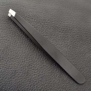   Stainless Steel Slant Plucking Tweezers, Beauty Tool, Style A Beauty