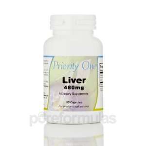  Priority One Liver 480mg 90 Capsules Health & Personal 