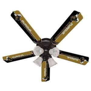 Purdue Boilermakers Ceiling Fan with Light Fixture 