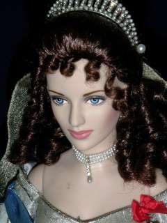   ** Beautiful Franklin Mint Czarina Alexandra Doll w/ Trunk Wardrobe