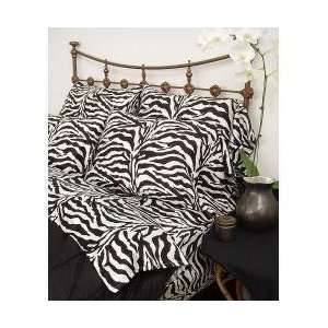 Safari Collection 100% Cotton Sateen Black & White Zebra Print Full 