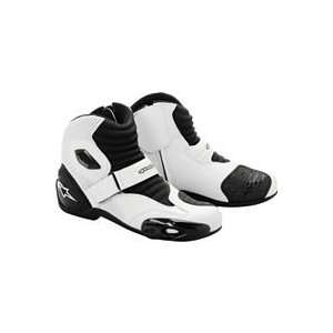  2012 ALPINESTARS S MX 1 RIDING SHOE (WHITE/BLACK 