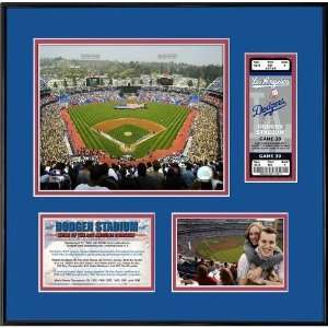   My Ticket Los Angeles Dodgers Dodger Stadium Ticket Frame (Horizontal