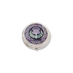  Enameled Pill Boxes   Thistle