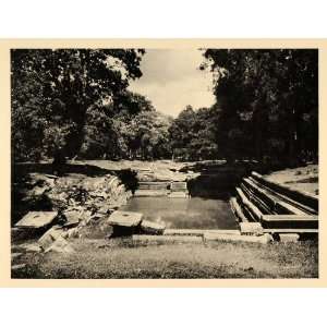  1929 Anuradhapura Bath Ancient Park Sri Lanka Hurlimann 