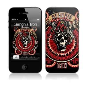   MS GENG10133 iPhone 4  Genghis Tron  Skullerflies Skin Electronics