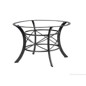  Woodard Cromwell Wrought Iron Chat Patio Table Base Only 