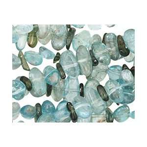 Apatite Beads Flat Polished Pebble (side drilled) 2 6x6 12mm