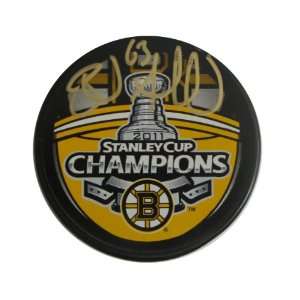   Brad Marchand 2011 Stanley Cup Champion Puck