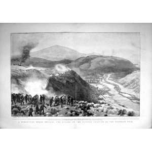  1897 Greek Attack Turkish Soldiers Boughazi Pass War