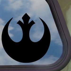  Star Wars Black Decal Rebel Alliance Truck Window Sticker 