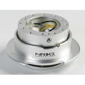 NRG Steering Wheel Quick Release Kit   Silver Gen 2.5   Part # SRK 