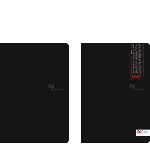   Black  Plain Notebook Mini 85 sheets / 100 gsm. paper