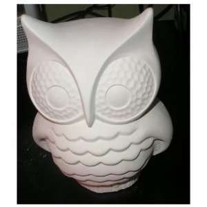  Cute Ceramic Bisque Paint It Yourself Large Owl Bank 
