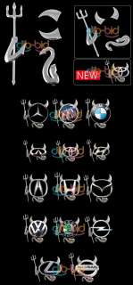 3D Devil Demon Decal Sticker Car Emblem Logo Metal New  