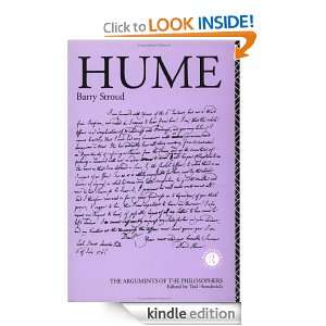 Hume (Arguments of the Philosophers) Barry Stroud  Kindle 