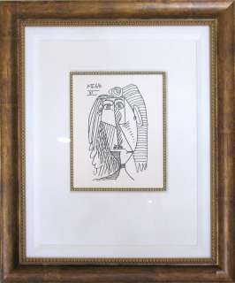 Abstract Pablo Picasso Drawing Limited Edition HugeSALE  