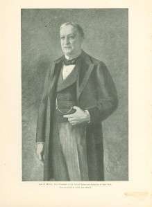 1897 Print Vice President Levi P Morton  