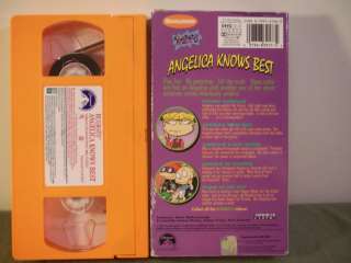 Nickelodeon RUGRATS Angelica Knows Best MOVIE VHS 097368391734  