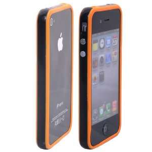  TPU Bumper Frame Case for Apple iPhone 4/ iPhone 4S (Black 