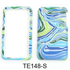  Apple iPhone 3G/3GS Blue/Green Zebra Print Hard Case,Cover 
