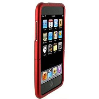 Red V2) Hard Rubber Polycarbonate Skin Case Cover for Apple Touch 2 