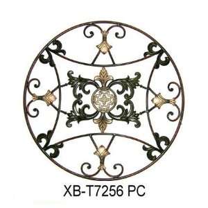  Round Handcrafted Grill Iron Wall Decor