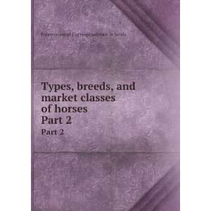  Types, breeds, and market classes of horses. Part 2 