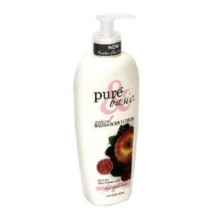 Pure & Basic Bath & Body Lotion, Fugi Apple Berry, 12 Fluid Ounces 