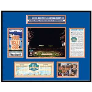   Florida Gators 2008 BCS Champions My Ticket Frame