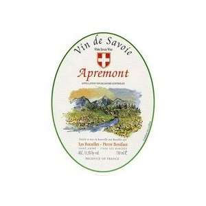  2010 Pierre Boniface Apremont Vin De Savoie 750ml 