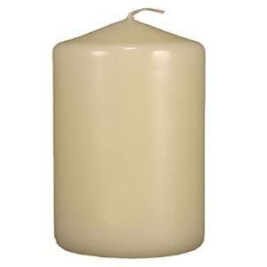  Bulk Wholesale) Discount Unscented Vanilla Pillar Candles Qty 12