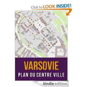 Varsovie, Pologne  plan du centre ville (Srodmiescie) (French Edition 