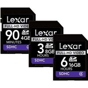   TARJETA LEXAR SDHC Full HD (Varias capacidades)