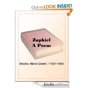 Zophiel A Poem Maria Gowen Brooks  Kindle Store