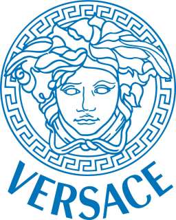 Versace Logo decal sticker CHOOSE SIZE/COLOUR.  