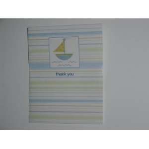  Thank You Cards   Sail Boat Design 