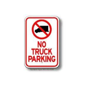  No Truck Parking Graphic Sign