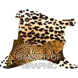  Sleeping Leopard Graphical Strat SSS Hendrix Pickguard 