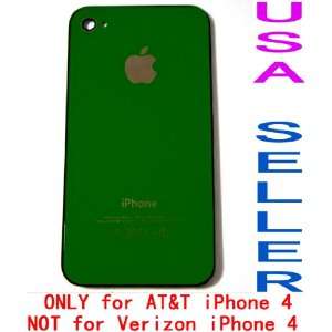  (AT&T i4) Dark Green / Forest Green Glass Back Cover 