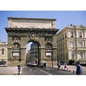 Arc De Triomphe, Montpellier, Herault, Languedoc Roussillon, France 