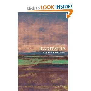   Leadership A Very Short Introduction [Paperback] Keith Grint Books