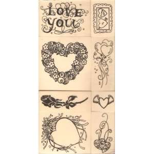    Craft Essentials Valentine Stamp Value Pack Arts, Crafts & Sewing