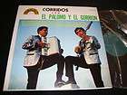 El Palomo y El Gorrion CORRIDOS Norteno Vinyl Lp 197?