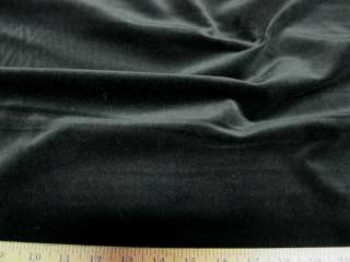 Fabric Remnant Black Velvet Upholstery Medium Weight DB 168  