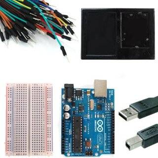Arduino Uno Rev 3 Starter Kit    3 USB Cable   Solderless Breadboard 