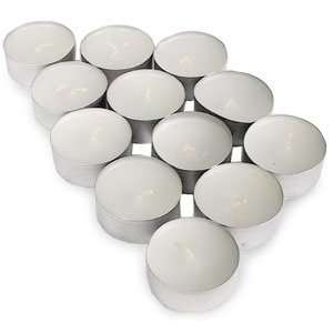    Colonial Candle White Unscented Tealight Candle
